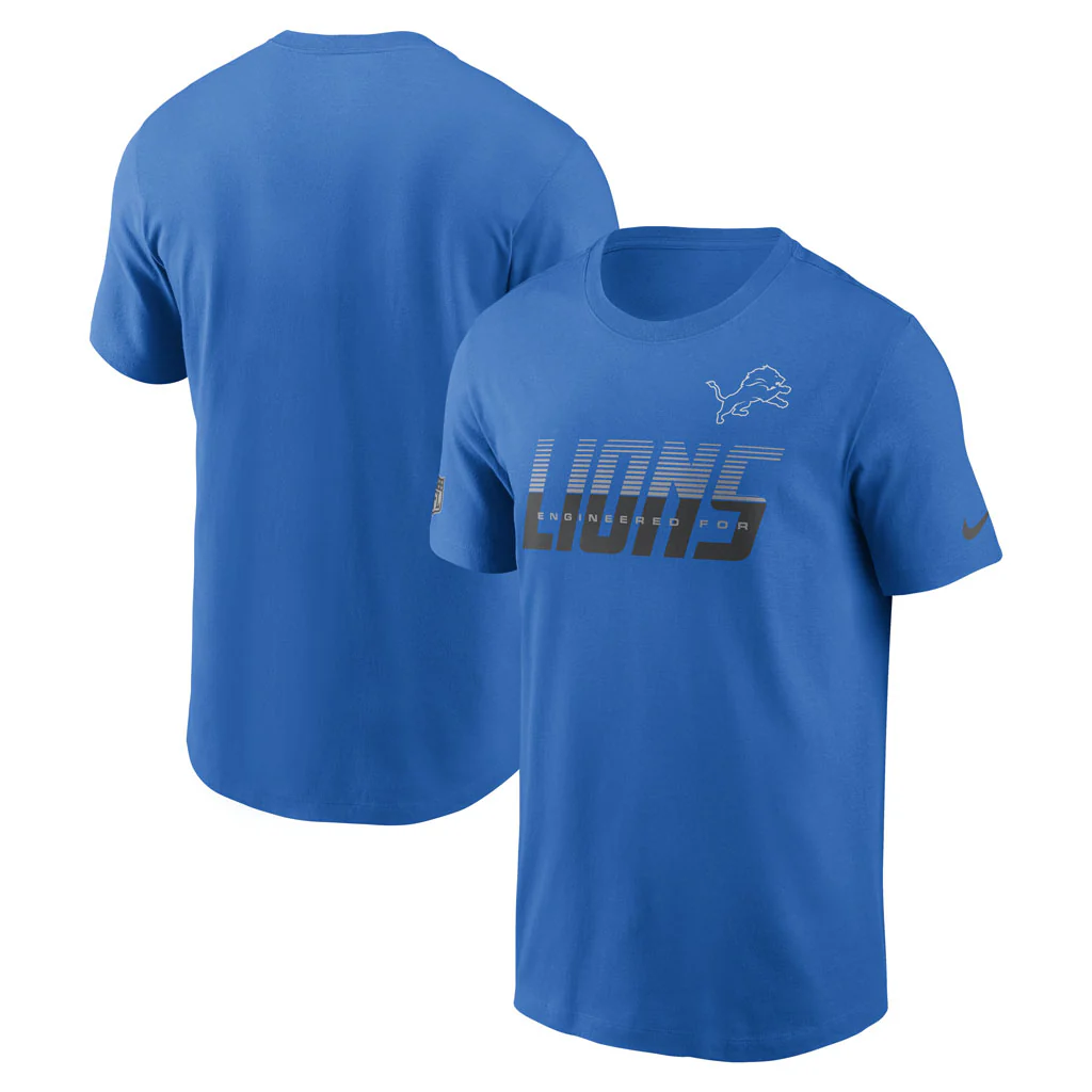 NFL Detroit Lions Nike 2026 Team Issue T-Shirt - Blue