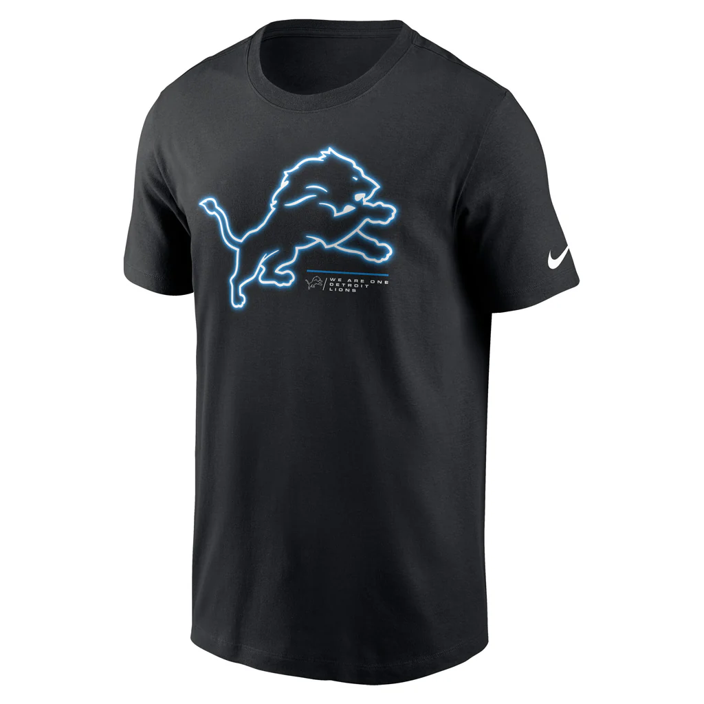 NFL Detroit Lions Nike Neon Logo T-Shirt - Image 2