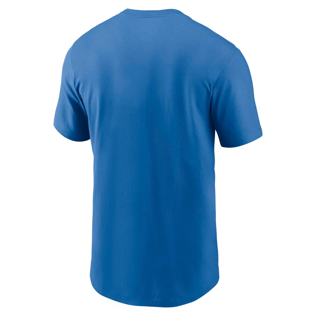 NFL Detroit Lions Nike Rewind Helmet T-Shirt - Blue - Image 3