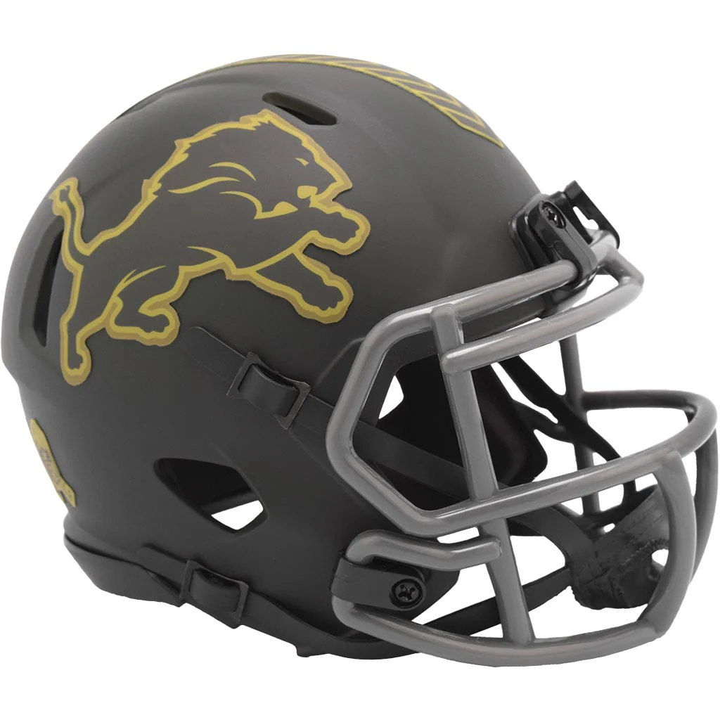 NFL Detroit Lions Riddell 2025 Salute to Service Mini Speed Helmet - Green