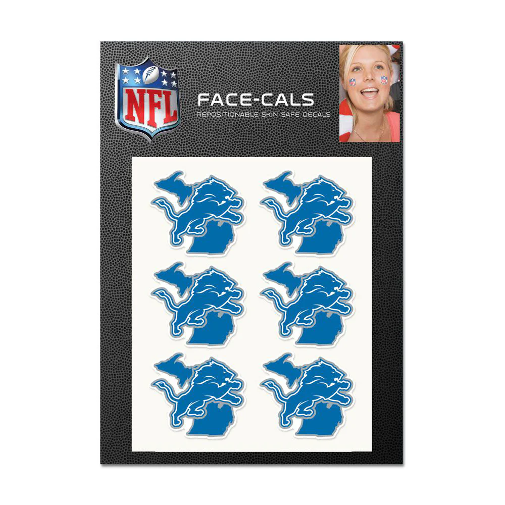 NFL Detroit Lions WinCraft 6-Pack State Logo Face-Cals