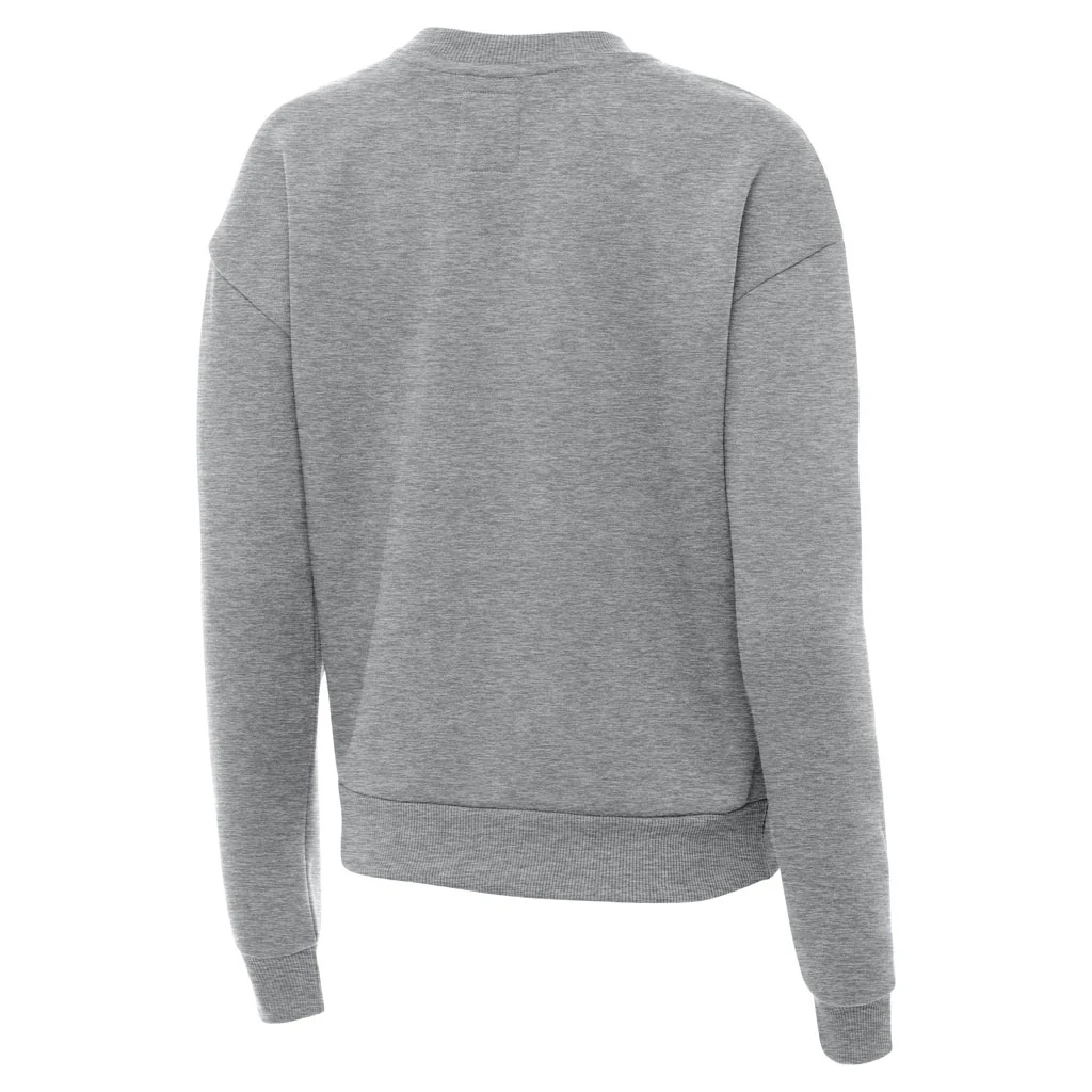 NFL Detroit Lions Women's Antigua Full Front Victory Crewneck Sweater - Heather gray - Image 2