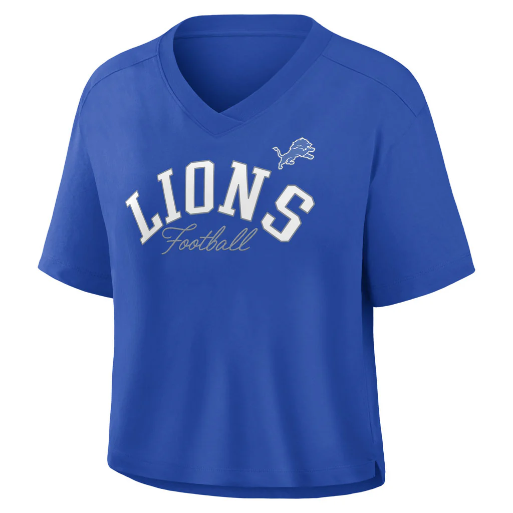 NFL Detroit Lions Women's Fanatics Option Read Fashion Top - Blue - Image 2