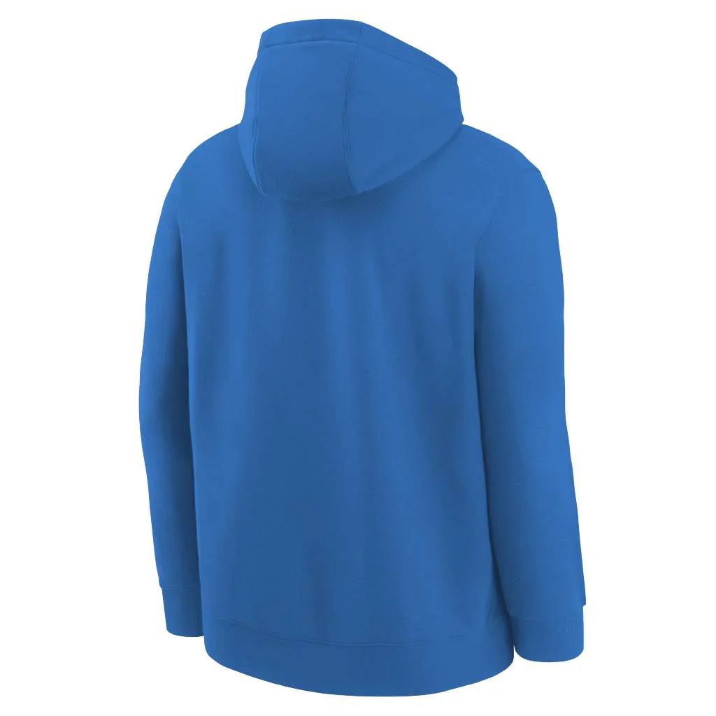 NFL Detroit Lions Youth Nike Club Pullover Hoodie - Blue - Image 3