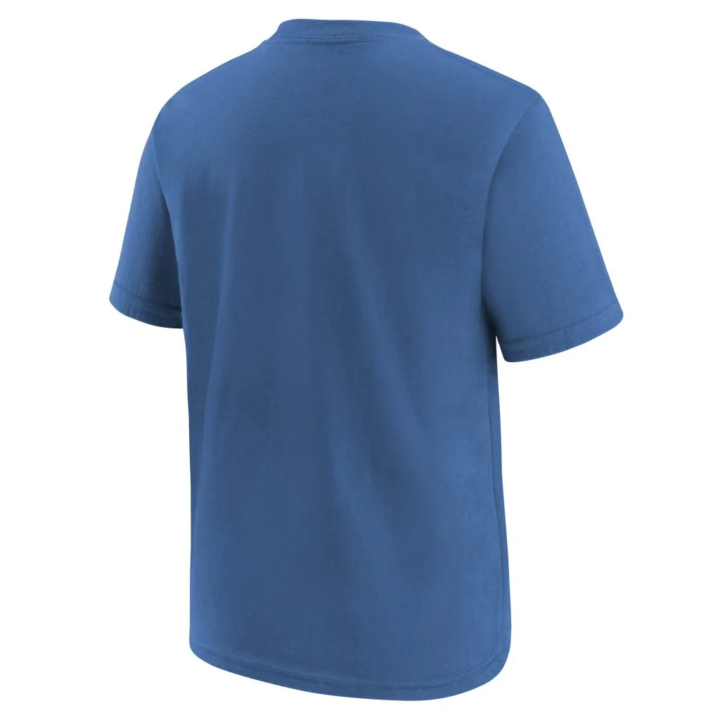 NFL Detroit Lions Youth Nike Logo T-Shirt - Blue - Image 3