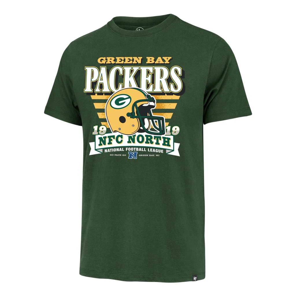 NFL Green Bay Packers '47 Stripe Splash Franklin T-Shirt - Green - Image 2