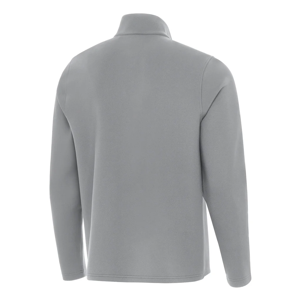 NFL Green Bay Packers Antigua Insider 1/4 Zip Pullover Jacket - Gray - Image 2