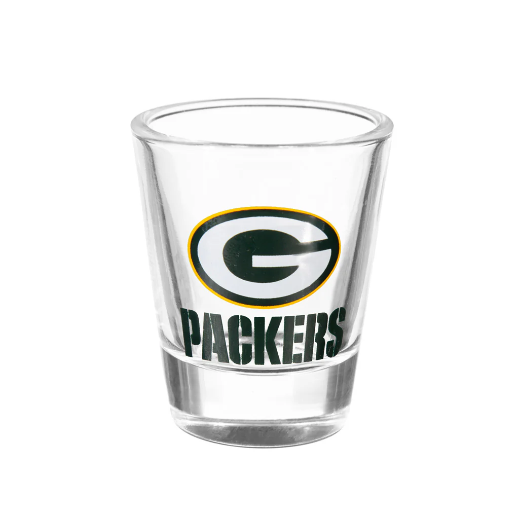 NFL Green Bay Packers Evergreen 4-Piece Shot Glass Set - Image 3