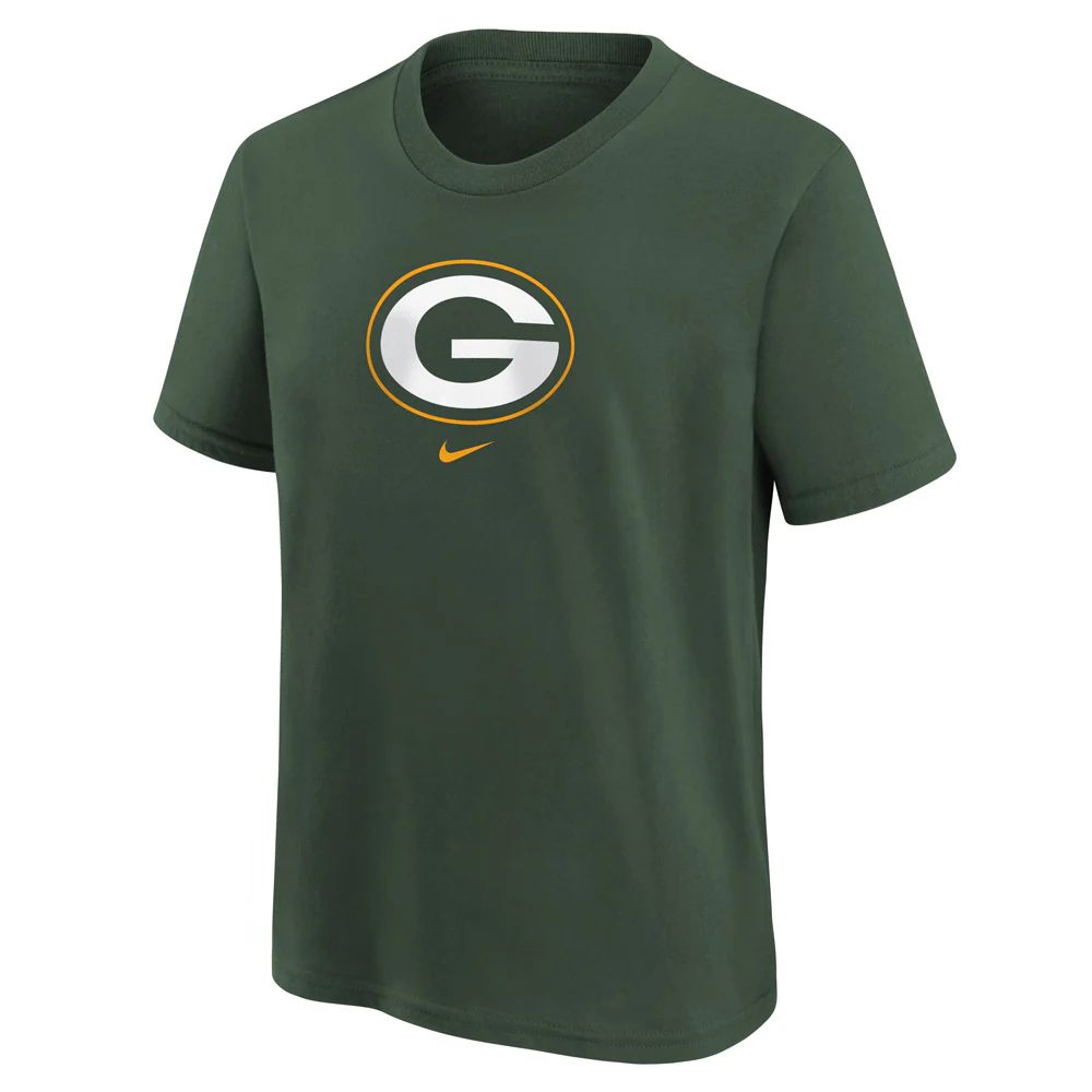 NFL Green Bay Packers Kids Nike Logo T-Shirt - Green - Image 2