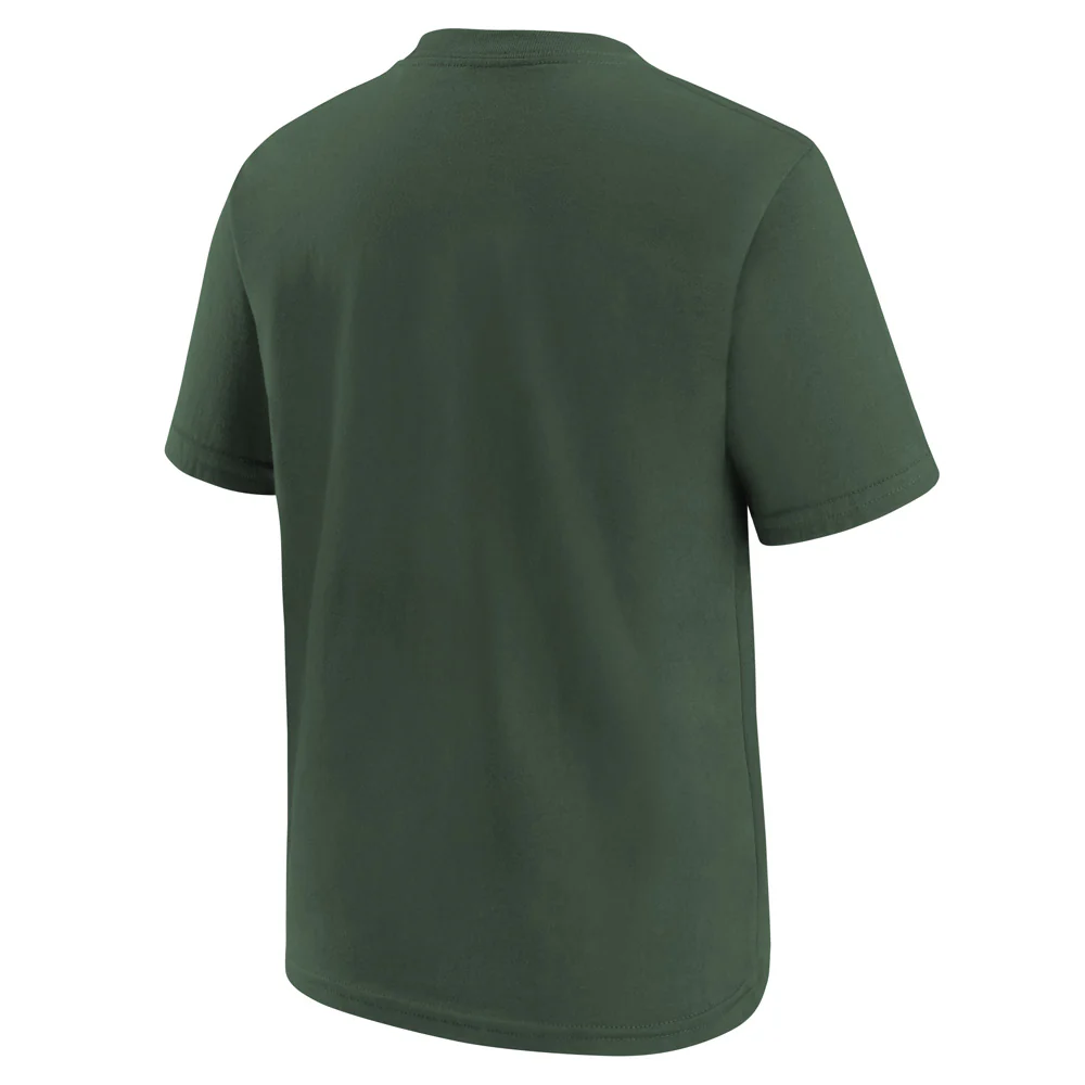 NFL Green Bay Packers Kids Nike Logo T-Shirt - Green - Image 3