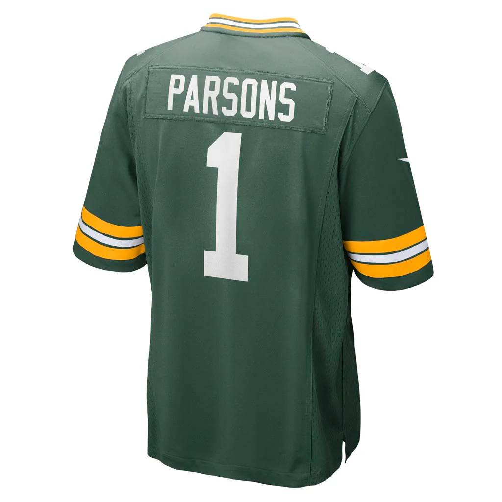 NFL Green Bay Packers Micah Parsons Nike Home Game Jersey - Green - Image 3