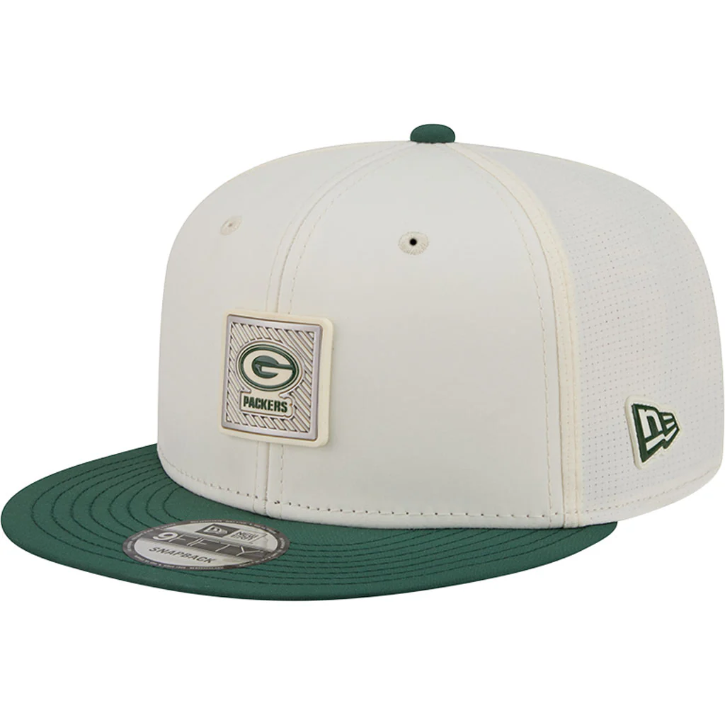 NFL Green Bay Packers New Era 2026 Training 9FIFTY Snapback Hat - Cream
