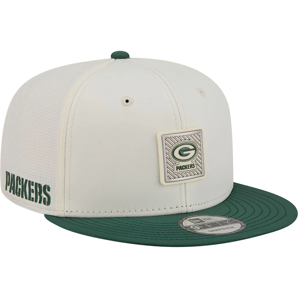 NFL Green Bay Packers New Era 2026 Training 9FIFTY Snapback Hat - Cream - Image 2