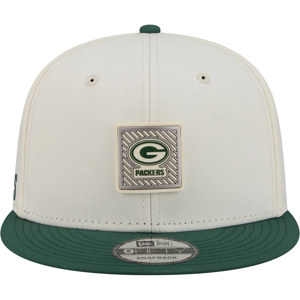 NFL Green Bay Packers New Era 2026 Training 9FIFTY Snapback Hat - Cream - Image 3