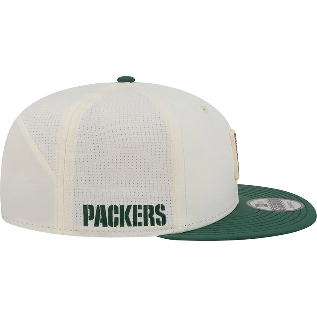 NFL Green Bay Packers New Era 2026 Training 9FIFTY Snapback Hat - Cream - Image 5