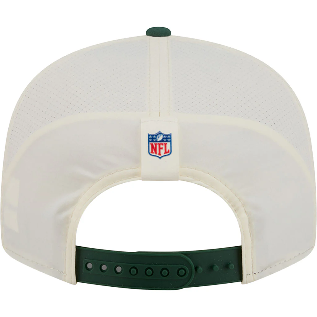 NFL Green Bay Packers New Era 2026 Training 9FIFTY Snapback Hat - Cream - Image 6