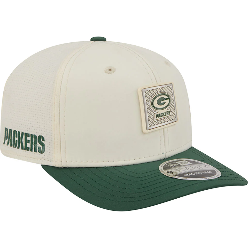 NFL Green Bay Packers New Era 2026 Training 9SEVENTY Stretch Snapback Hat - Cream - Image 2