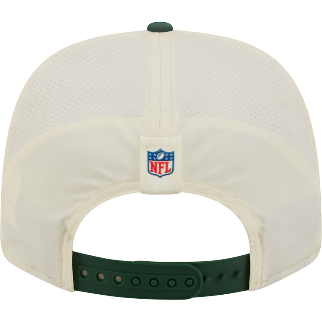 NFL Green Bay Packers New Era 2026 Training 9SEVENTY Stretch Snapback Hat - Cream - Image 6