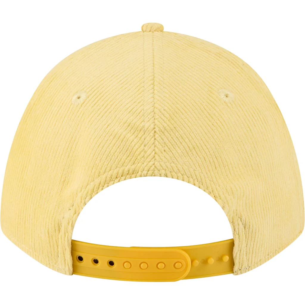 NFL Green Bay Packers New Era Corduroy 9FORTY A-Frame M-Crown Snapback Hat - Gold - Image 4