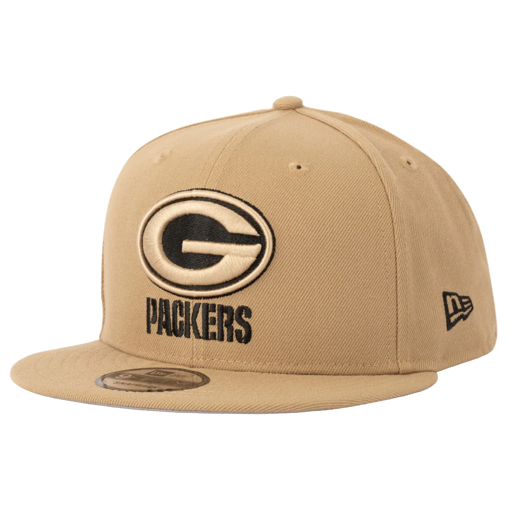 NFL Green Bay Packers New Era Mocha 9FIFTY Snapback Hat - Khaki