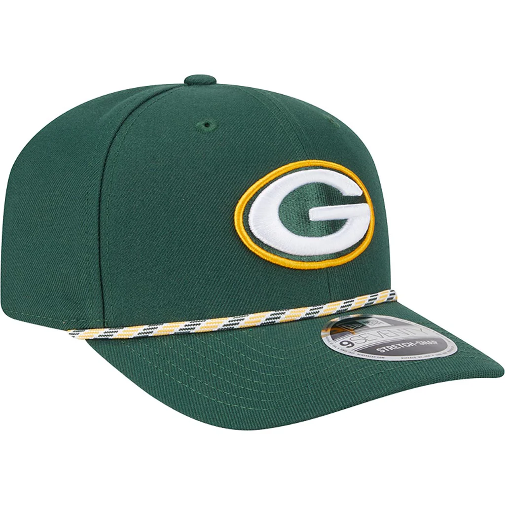 NFL Green Bay Packers New Era Multi Rope 9SEVENTY Stretch-Snapback Hat - Green - Image 2