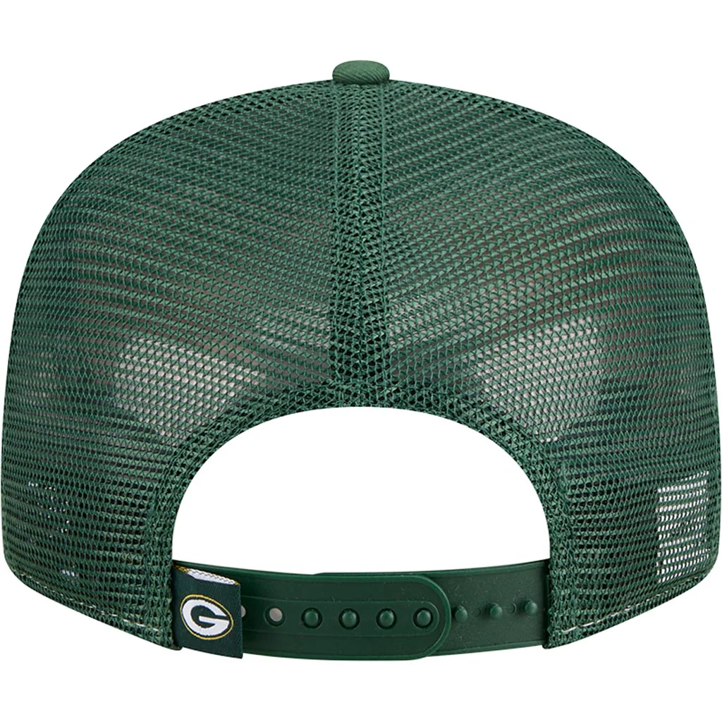 NFL Green Bay Packers New Era Outdoor 9FIFTY Split Panel Snapback Hat - Yellow - Image 4