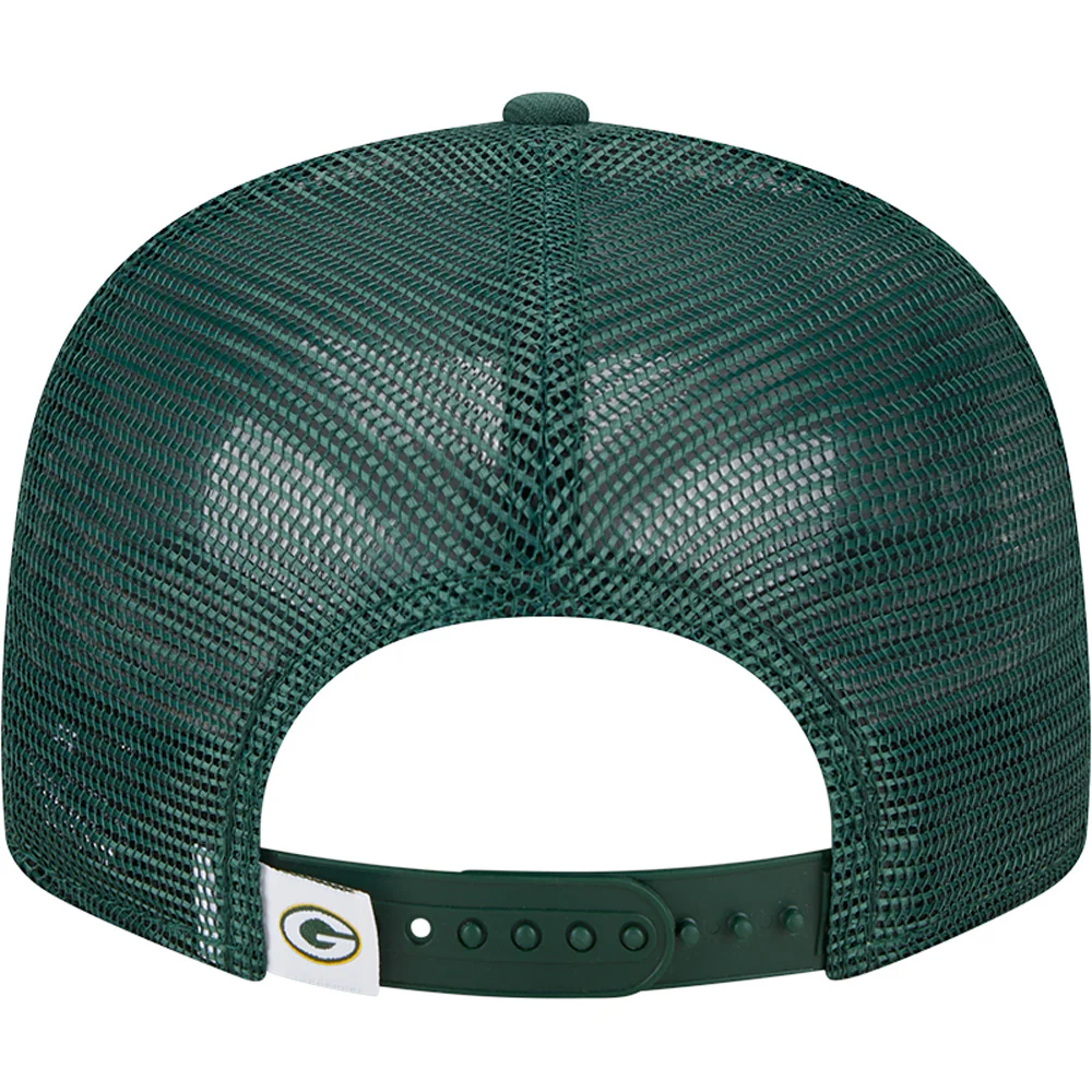 NFL Green Bay Packers New Era 9FIFTY Snapback Trucker Hat - Green - Image 4