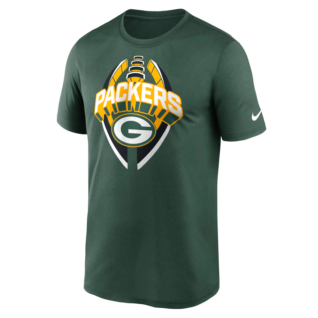 NFL Green Bay Packers Nike 2025 Icon Legend T-Shirt - Green - Image 2