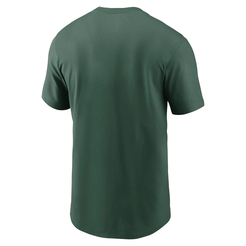NFL Green Bay Packers Nike Cotton Essential Logo T-Shirt - Green - Image 3