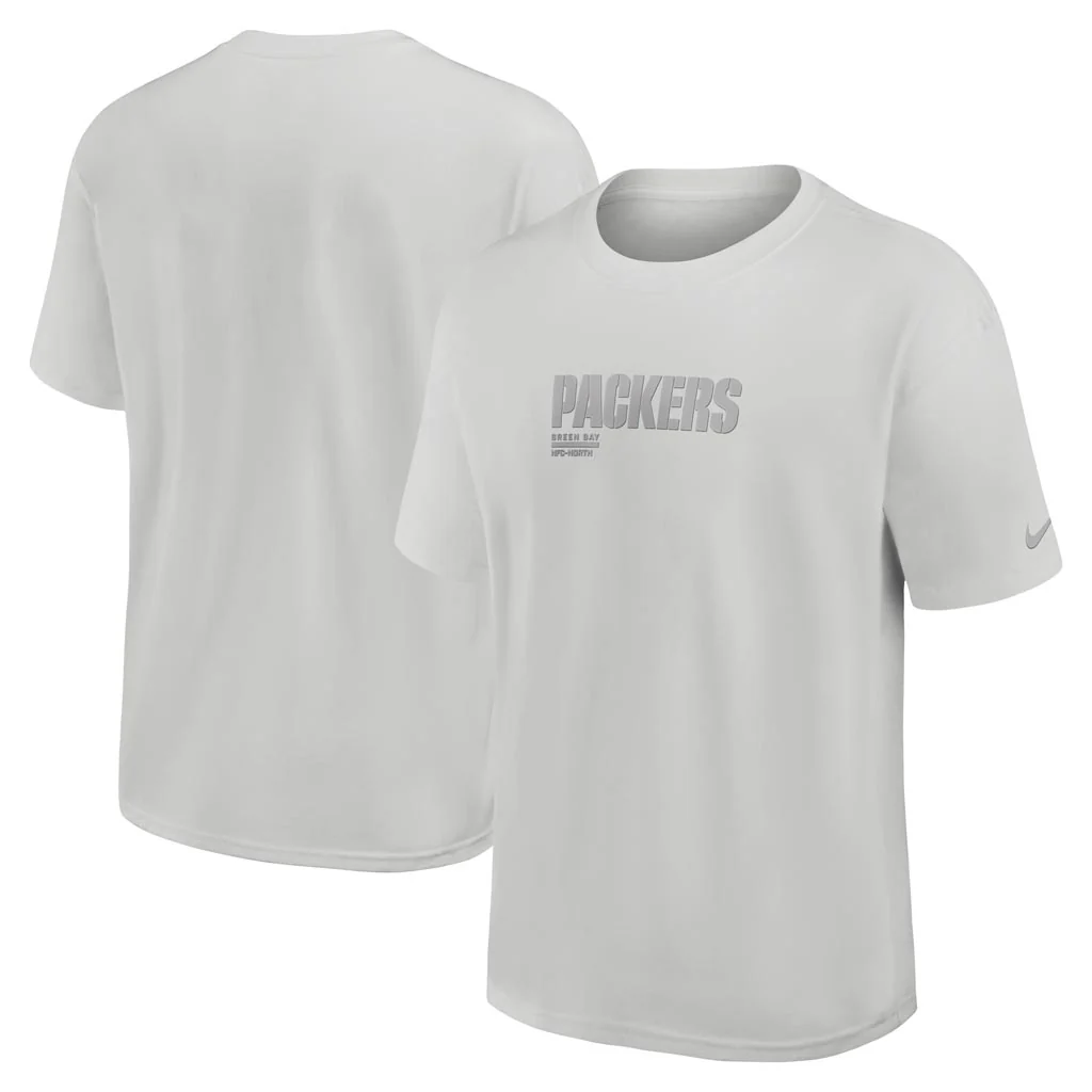 NFL Green Bay Packers Nike Heavy Max90 T-Shirt - Gray