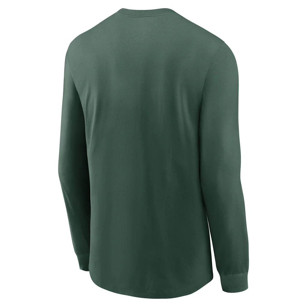 NFL Green Bay Packers Nike Rewind Essential Long Sleeve T-Shirt - Image 3