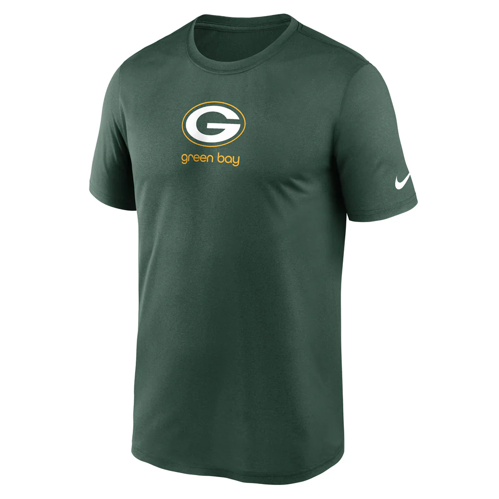 NFL Green Bay Packers Nike Sign Legend T-Shirt - Green - Image 3
