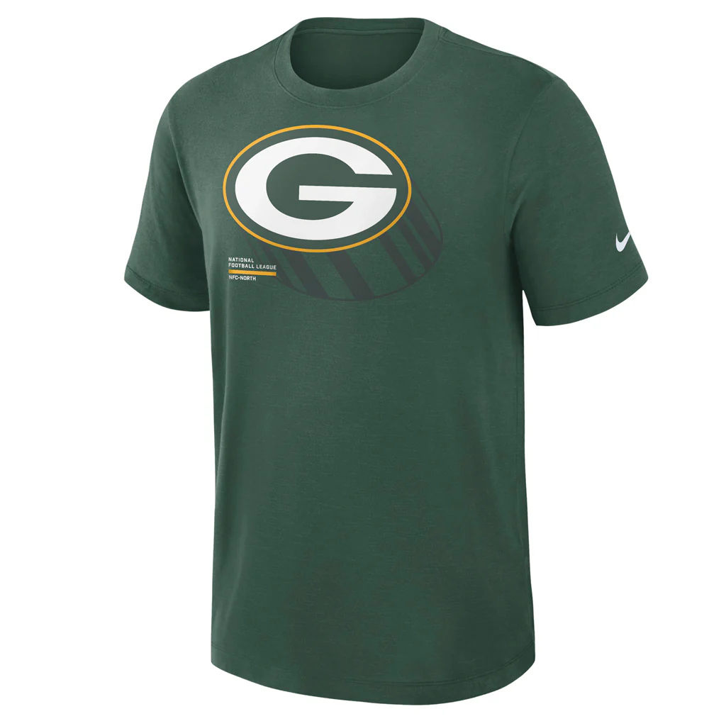 NFL Green Bay Packers Nike Slub T-Shirt - Green - Image 2