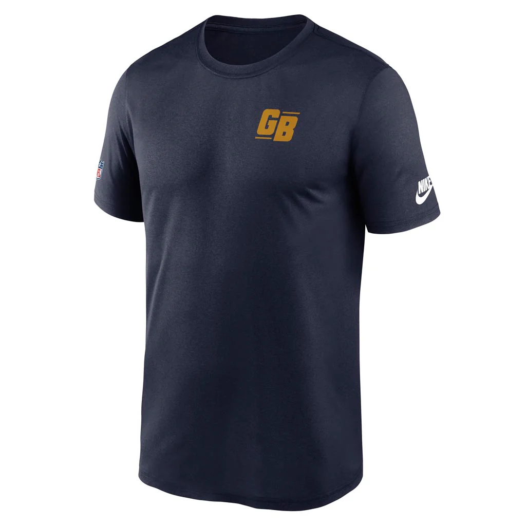 NFL Green Bay Packers Nike Small Alternate Logo Legend T-Shirt - Green - Image 2