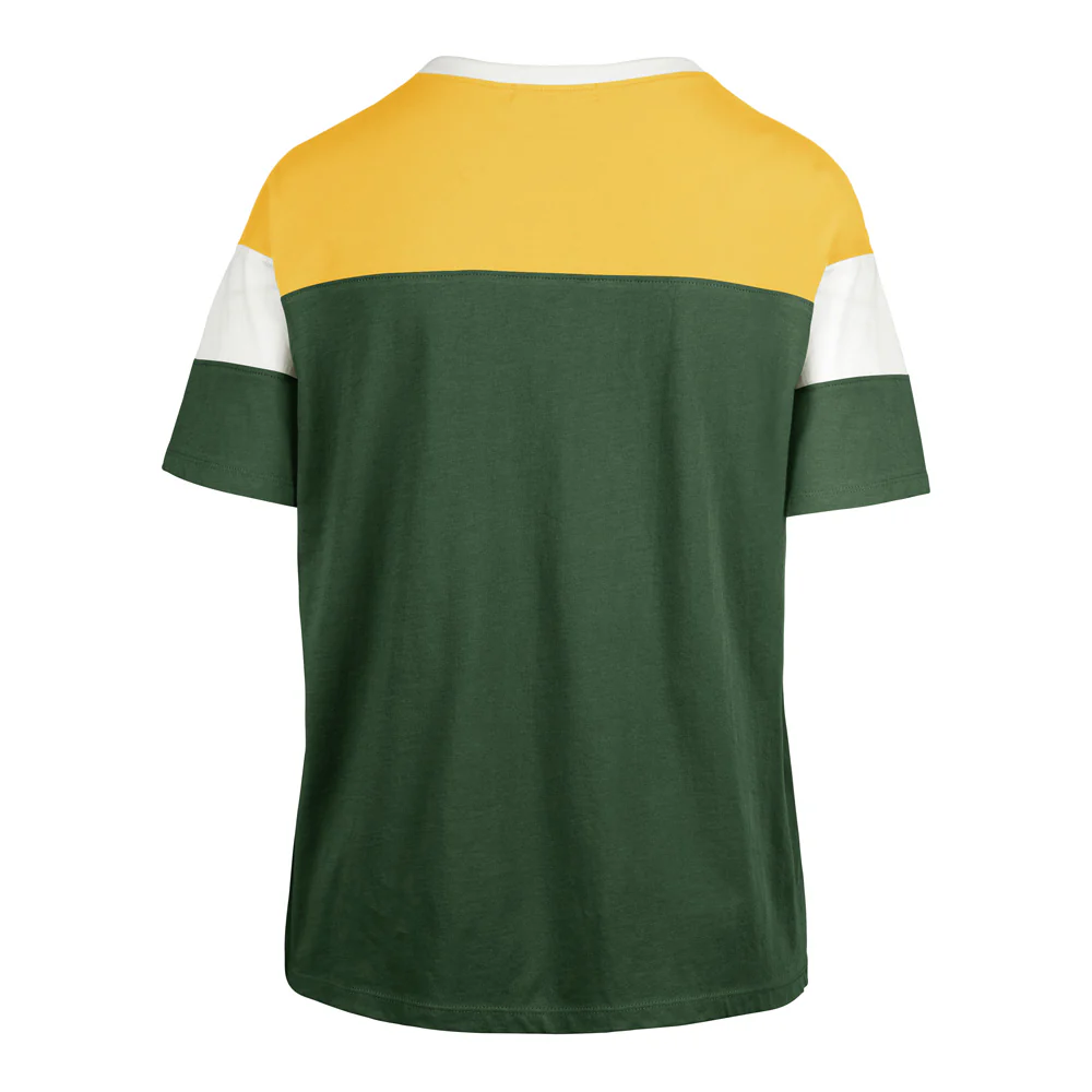 NFL Green Bay Packers Women's '47 Breezy Time Off T-Shirt - Green - Image 2