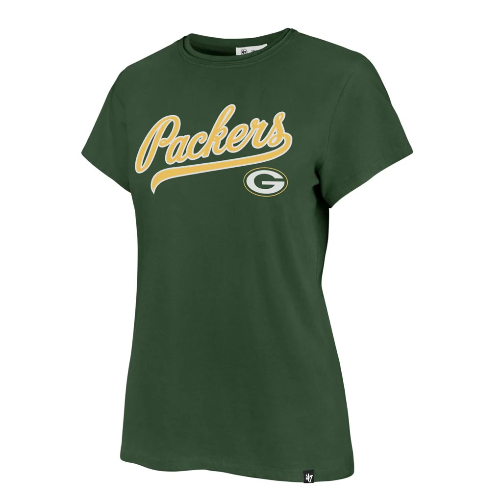 NFL Green Bay Packers Women's '47 Tail Sweep Frankie T-Shirt - Green - Image 2