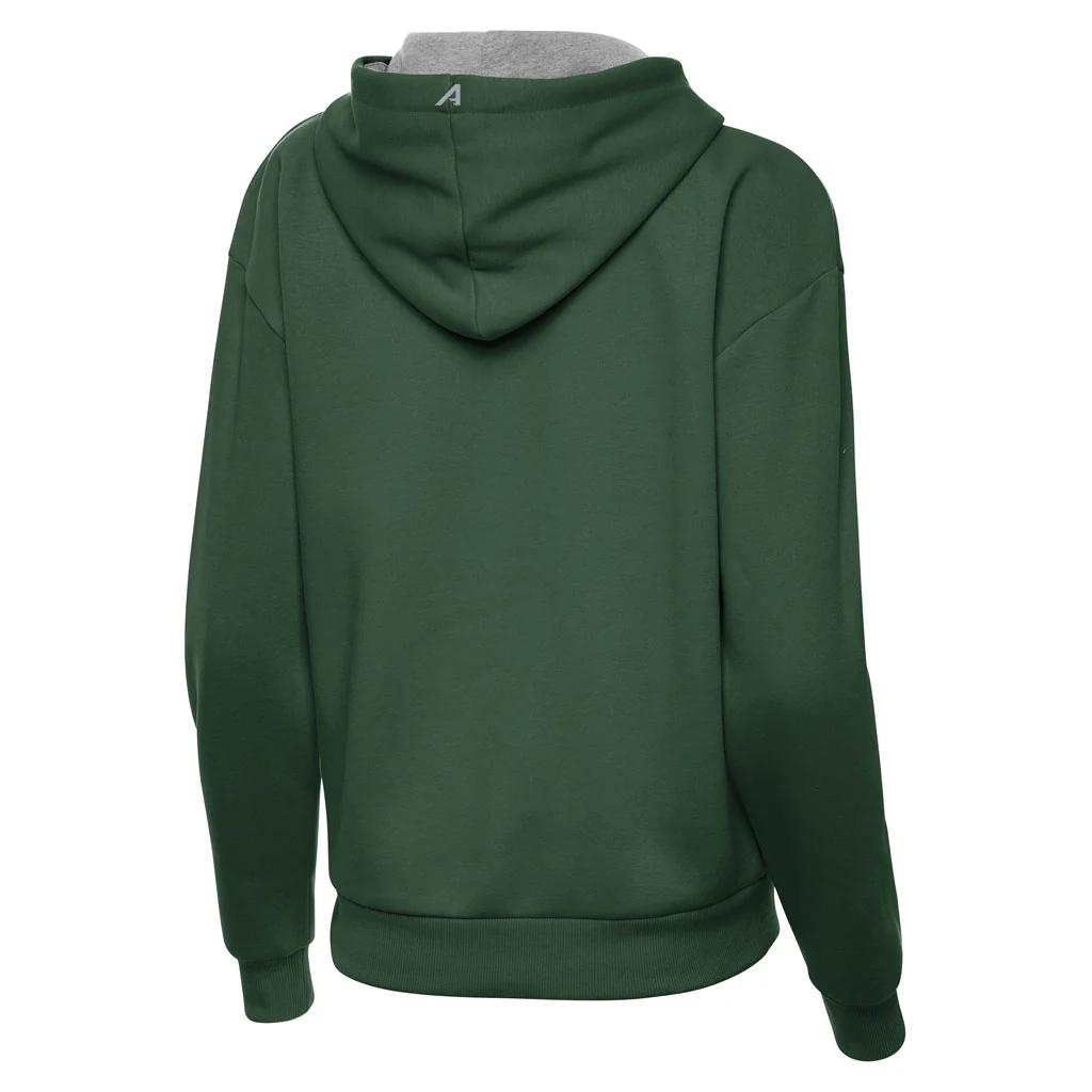 NFL Green Bay Packers Women's Antigua Full Front Victory Pullover Hoodie - Green - Image 2