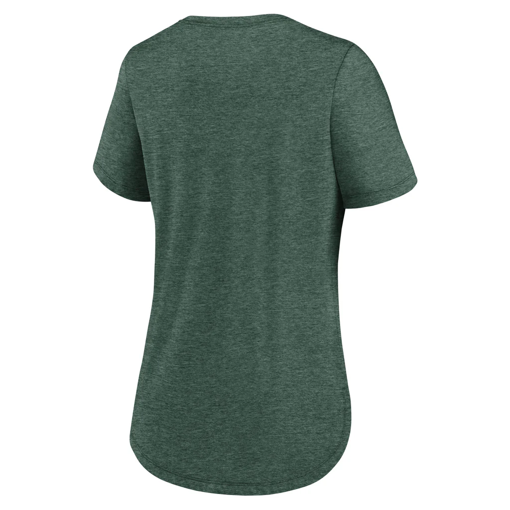 NFL Green Bay Packers Women's Nike Fashion Triblend T-Shirt - Green - Image 3