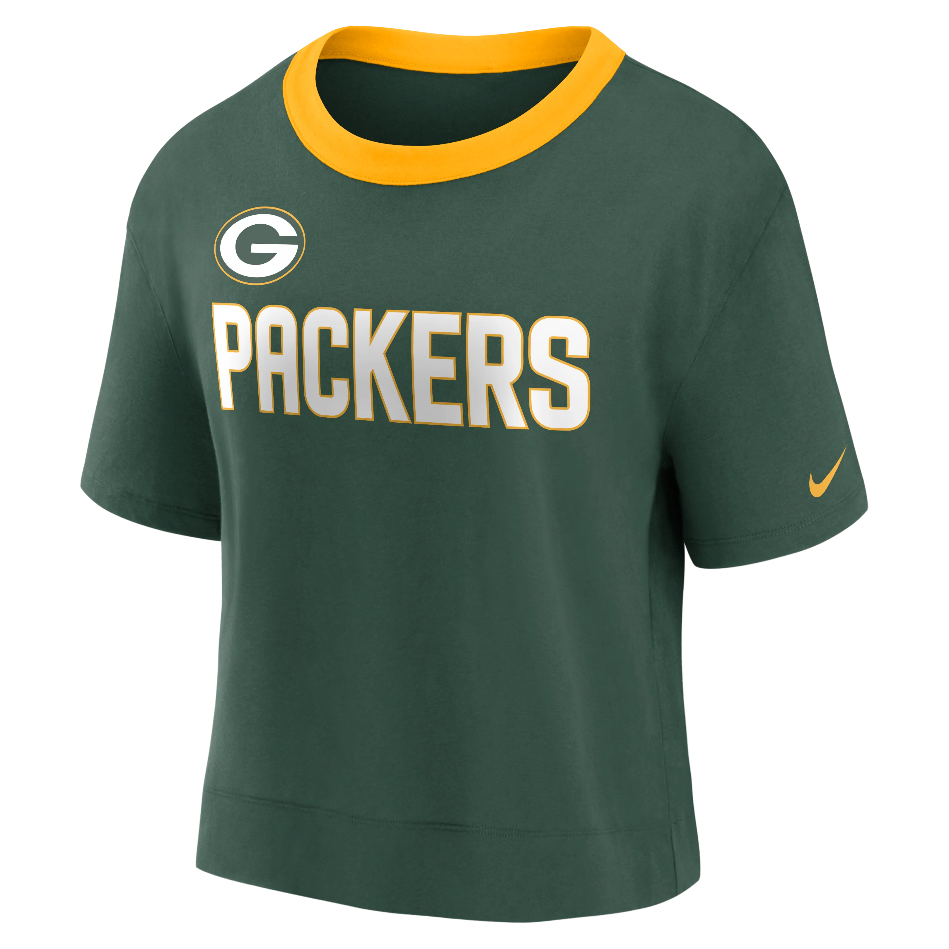 NFL Green Bay Packers Women's Nike Football Fan Crop Top - Green