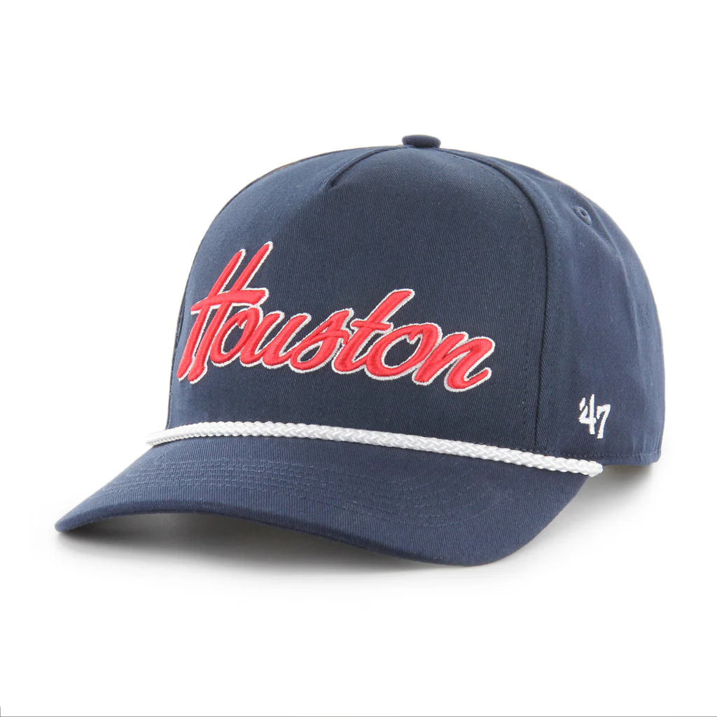NFL Houston Texans '47 Overhand Hitch Snapback Hat - Navy - Image 2