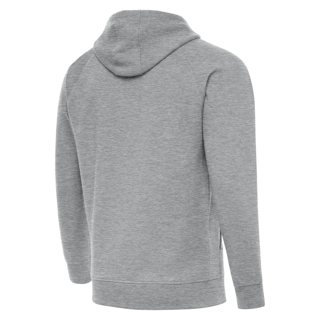 NFL Houston Texans Antigua Full Front Victory Pullover Hoodie - Heather gray - Image 4