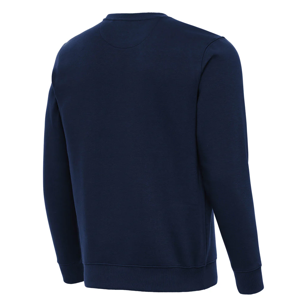 NFL Houston Texans Antigua Left Chest Victory Crewneck Sweater - Navy - Image 2