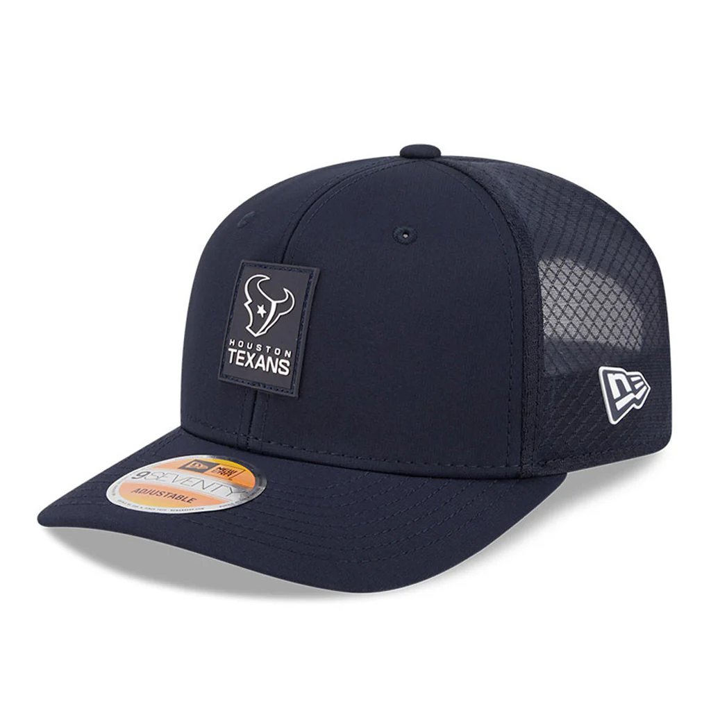 NFL Houston Texans New Era 2025 Sideline 9SEVENTY Stretch-Snapback Hat - Navy