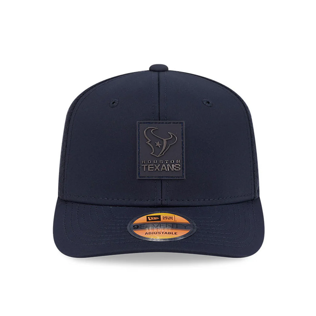 NFL Houston Texans New Era 2025 Sideline 9SEVENTY Stretch-Snapback Hat - Navy - Image 3