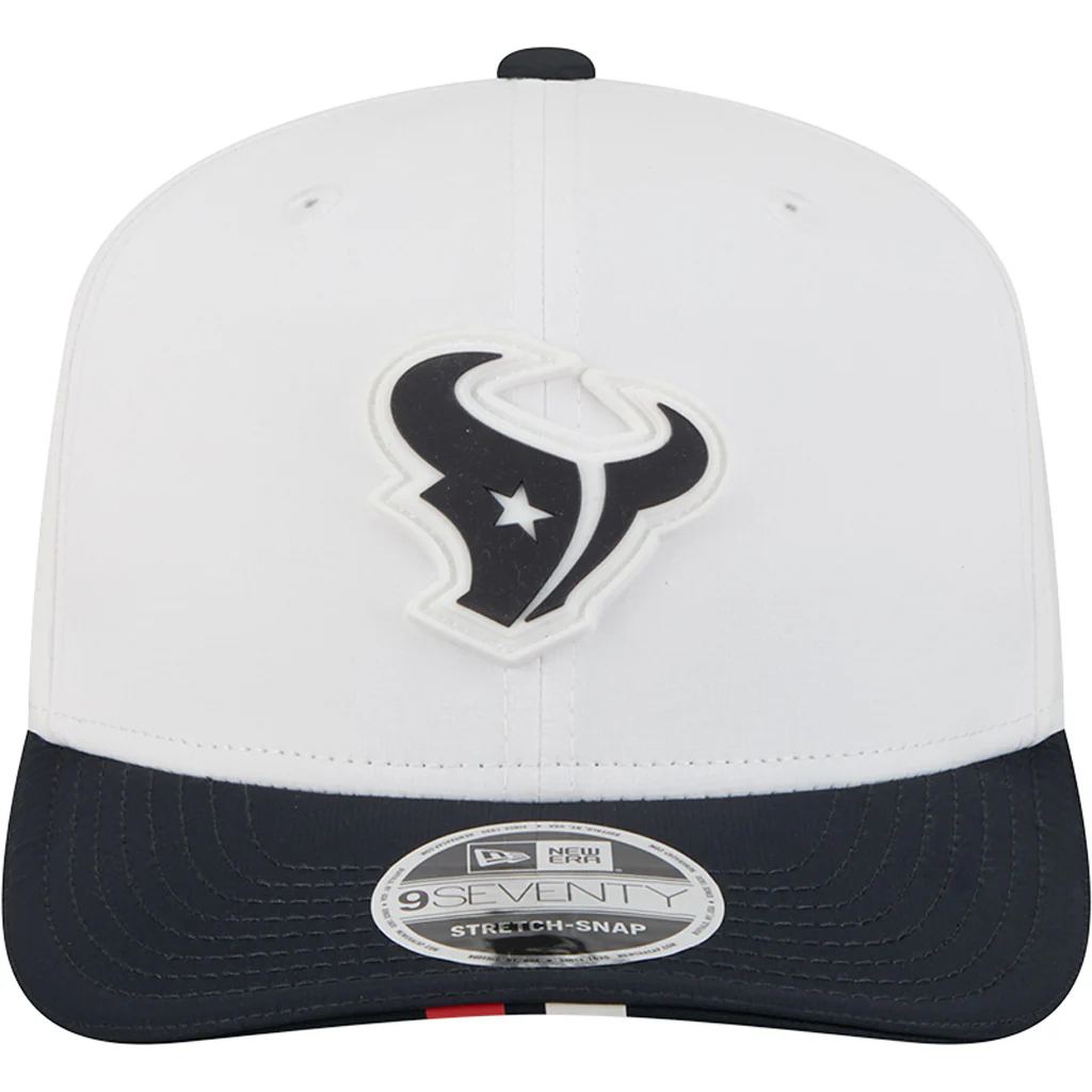 NFL Houston Texans New Era 2025 Training 9SEVENTY Stretch-Snapback Hat - White - Image 3