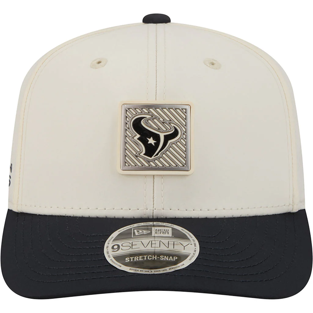 NFL Houston Texans New Era 2026 Training 9SEVENTY Stretch Snapback Hat - Cream - Image 3