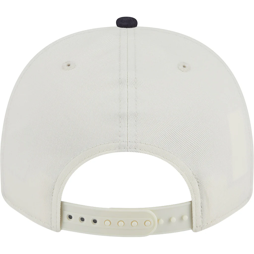 NFL Houston Texans New Era Chainstitch Two-Tone 9FIFTY A-Frame Snapback Hat - Cream - Image 4