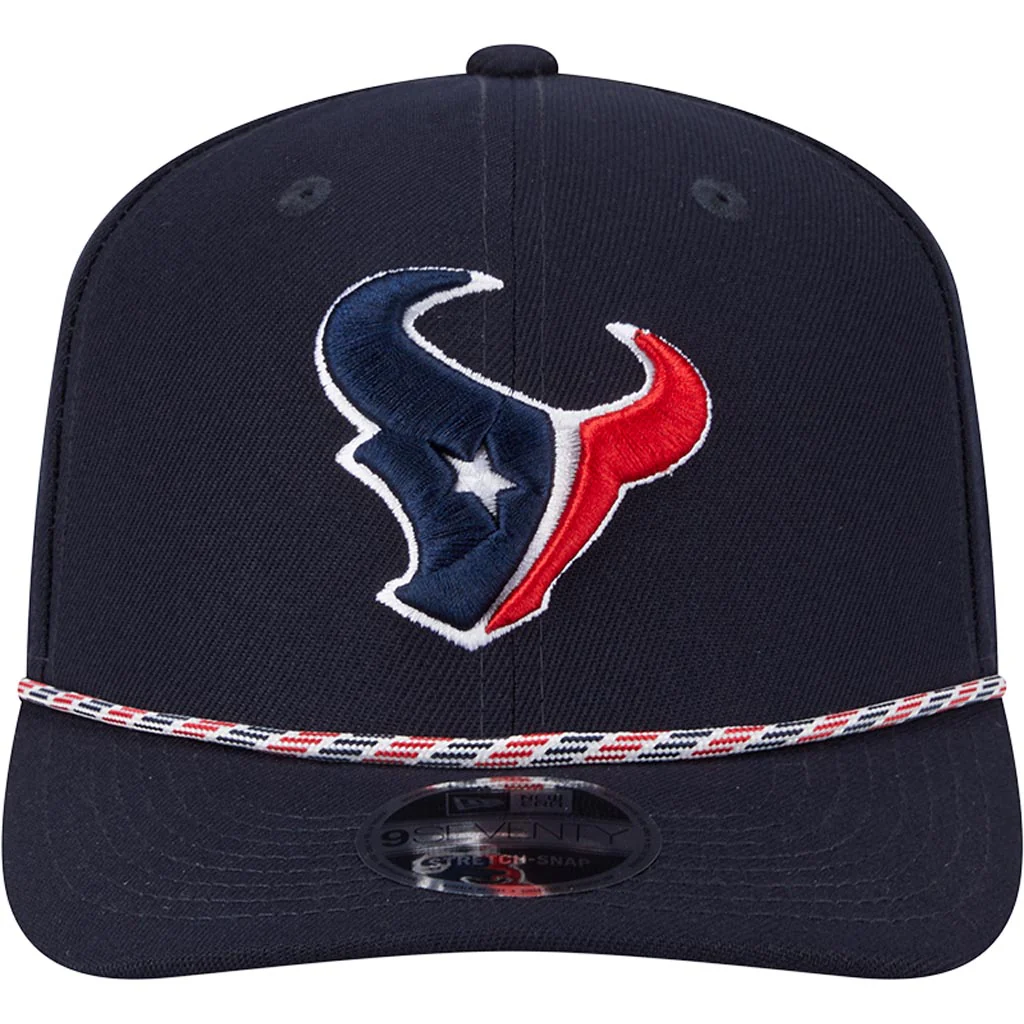 NFL Houston Texans New Era Multi Rope 9SEVENTY Stretch-Snapback Hat - Navy - Image 3