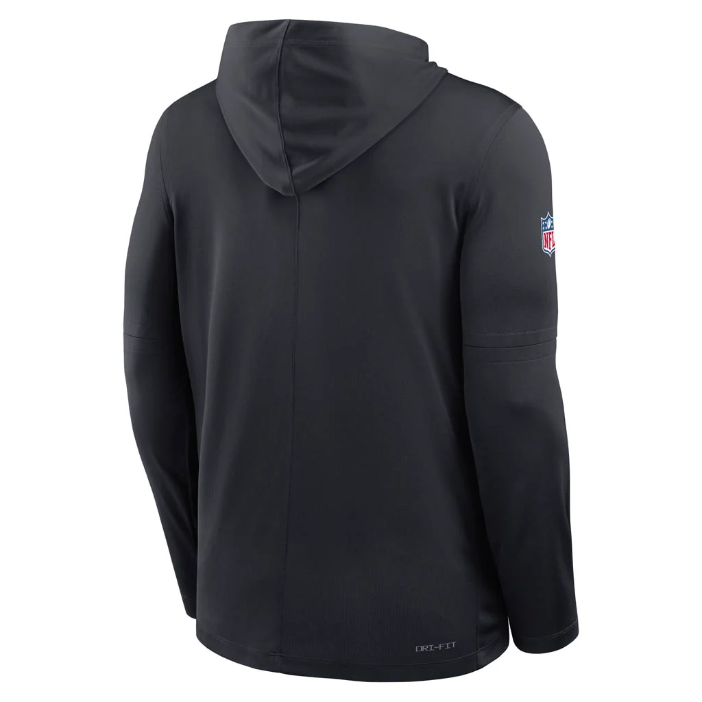 NFL Houston Texans Nike 2025 Sideline Lightweight Hoodie - Navy - Image 3