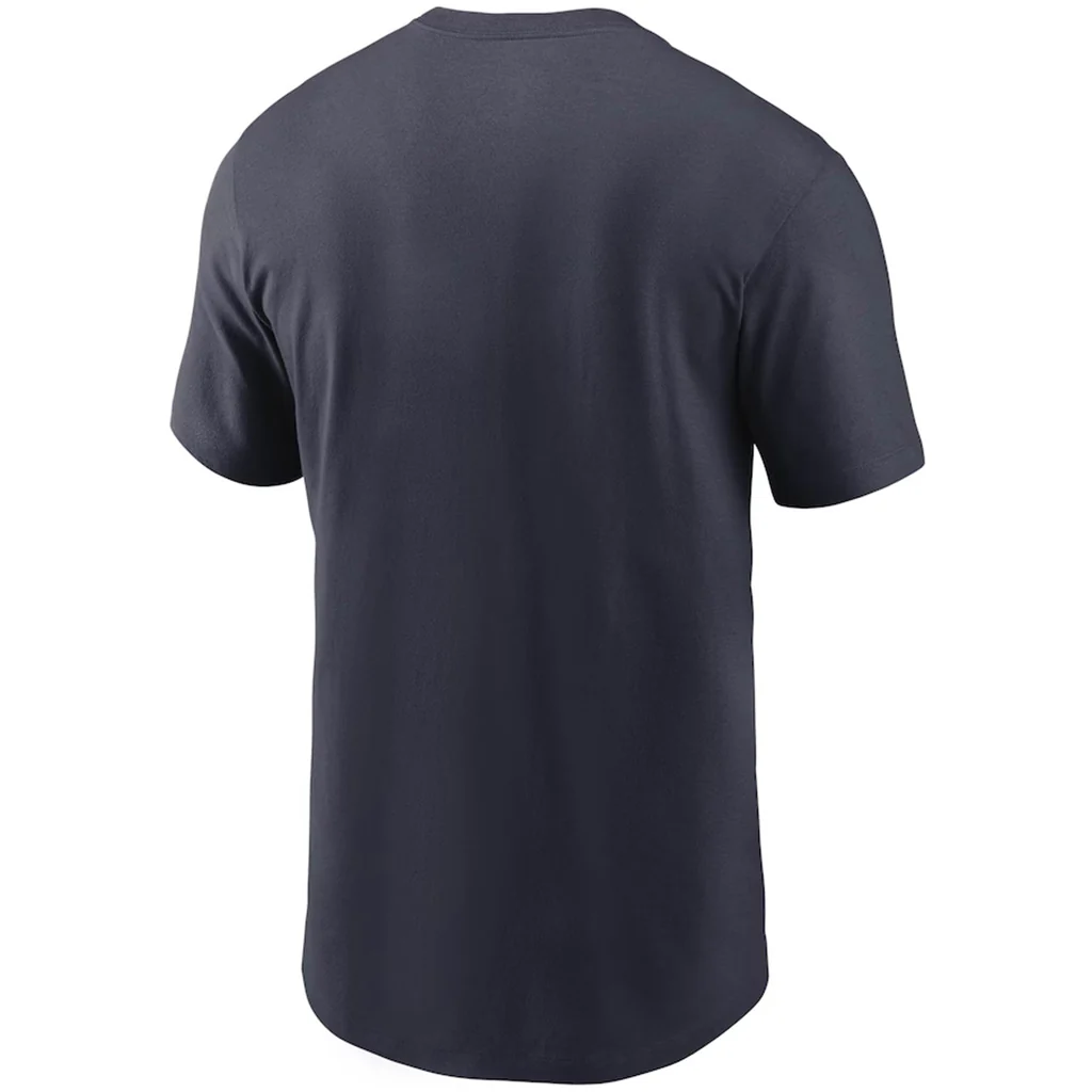 NFL Houston Texans Nike Cotton Essential Logo T-Shirt - Navy - Image 3